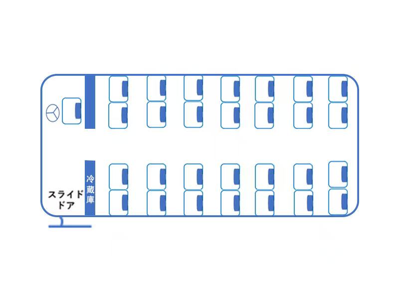 中型バス 正シート2 8 補助席なし-バスの種类-NTK観光バス株式会社